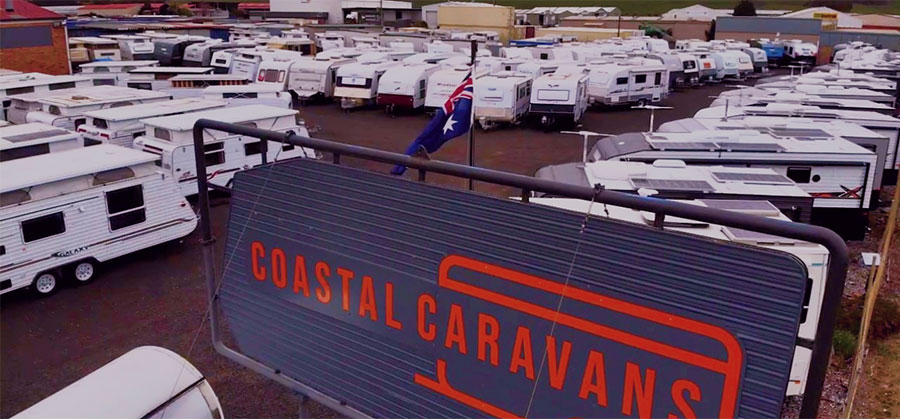 over 100 caravans in stock